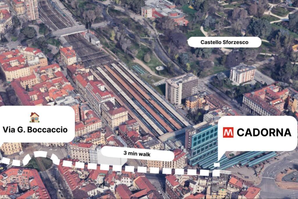 Appartement Cadorna à Milan Extérieur photo